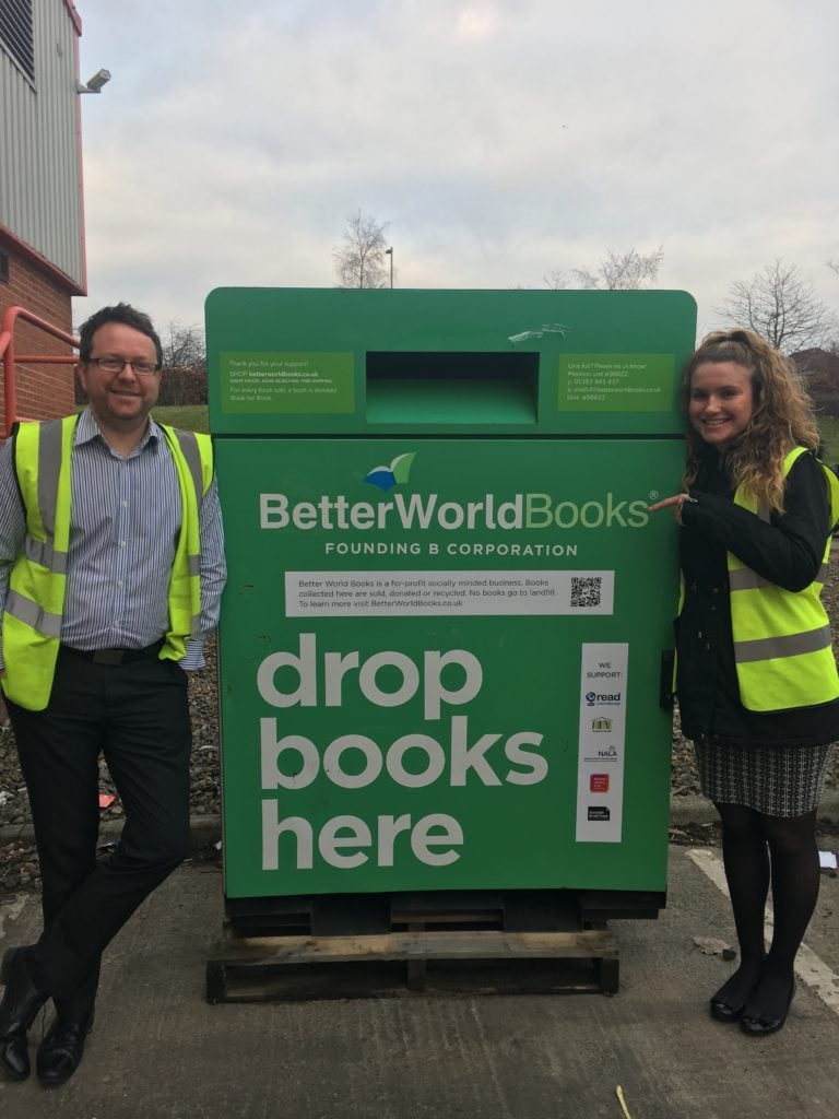 Better World Books and East Lothian Support Literacy and Reduce Waste